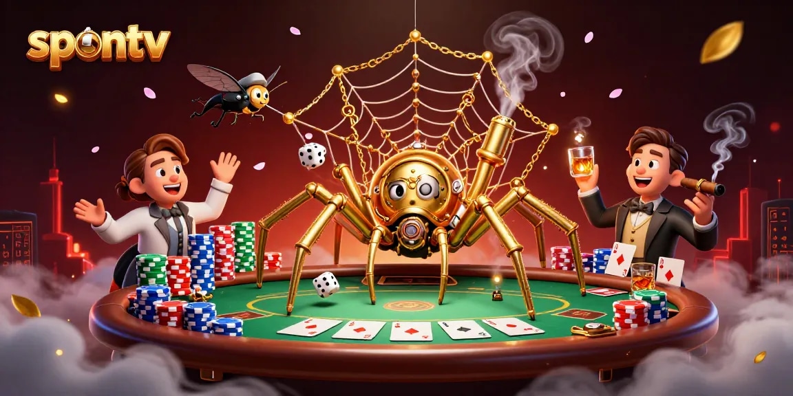 Catch the excitement of sports betting with spontan's immersive 3D illustration showcasing gambling elements.