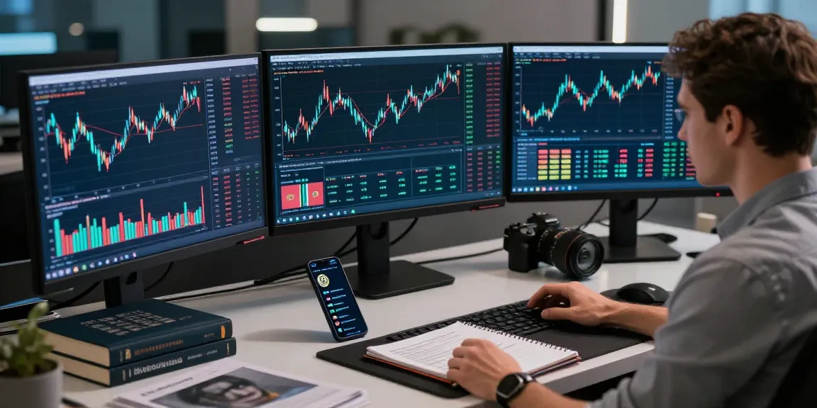 Real-time cryptocurrency trading with 업투익스체인지 in a digital workspace