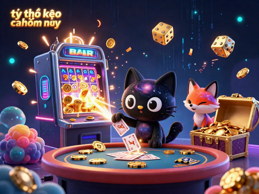 Immerse yourself in the thrilling world of tỷ lệ kèo nhà cái hôm nay, where vibrant characters and gaming elements unite for an unforgettable casino experience.
